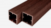 Столб заборный Groentec 3000x120x120 мм Шоколад
